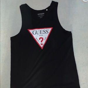 GUESS TRIANGLE LOGO TANK